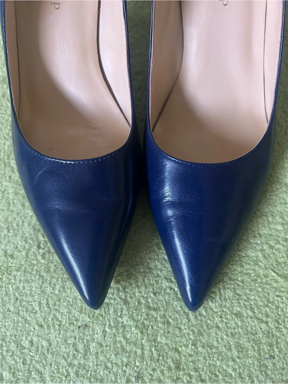 Ivanka Trump Navy Pointed-Toe Pumps Sz 8.5